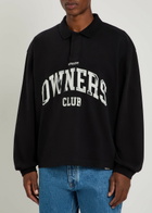 Represent Owners Printed Cotton Rugby top Black Black