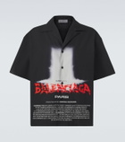 Balenciaga Printed cotton bowling shirt