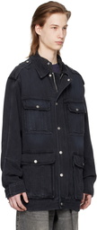 Isabel Marant Black Taho Denim Jacket