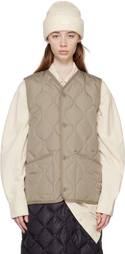 Photo: TAION Taupe Military Down Vest