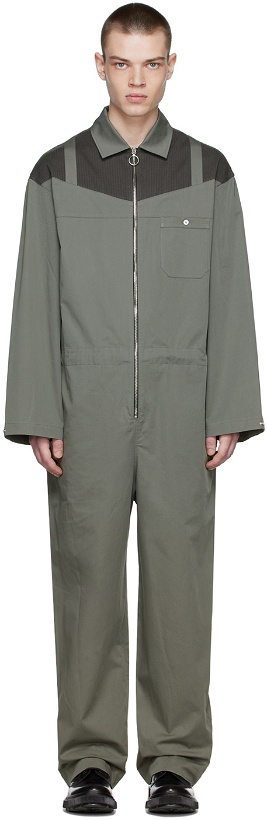 Photo: UNIFORME Grey Cotton Jumpsuit