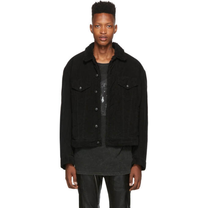 Photo: R13 Black Corduroy Reed Oversized Jacket