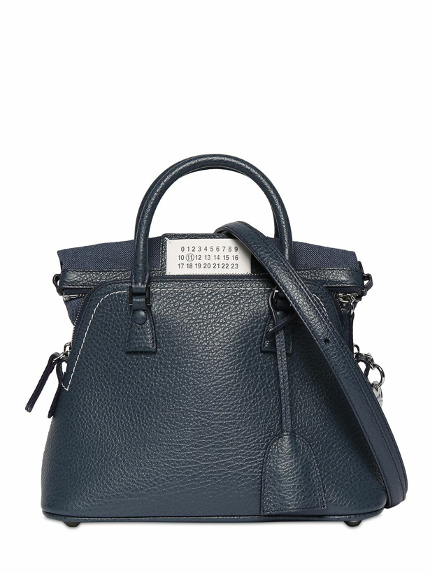 Photo: MAISON MARGIELA 5ac Mini Grained Leather Top Handle Bag