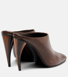 McQueen Leather mules