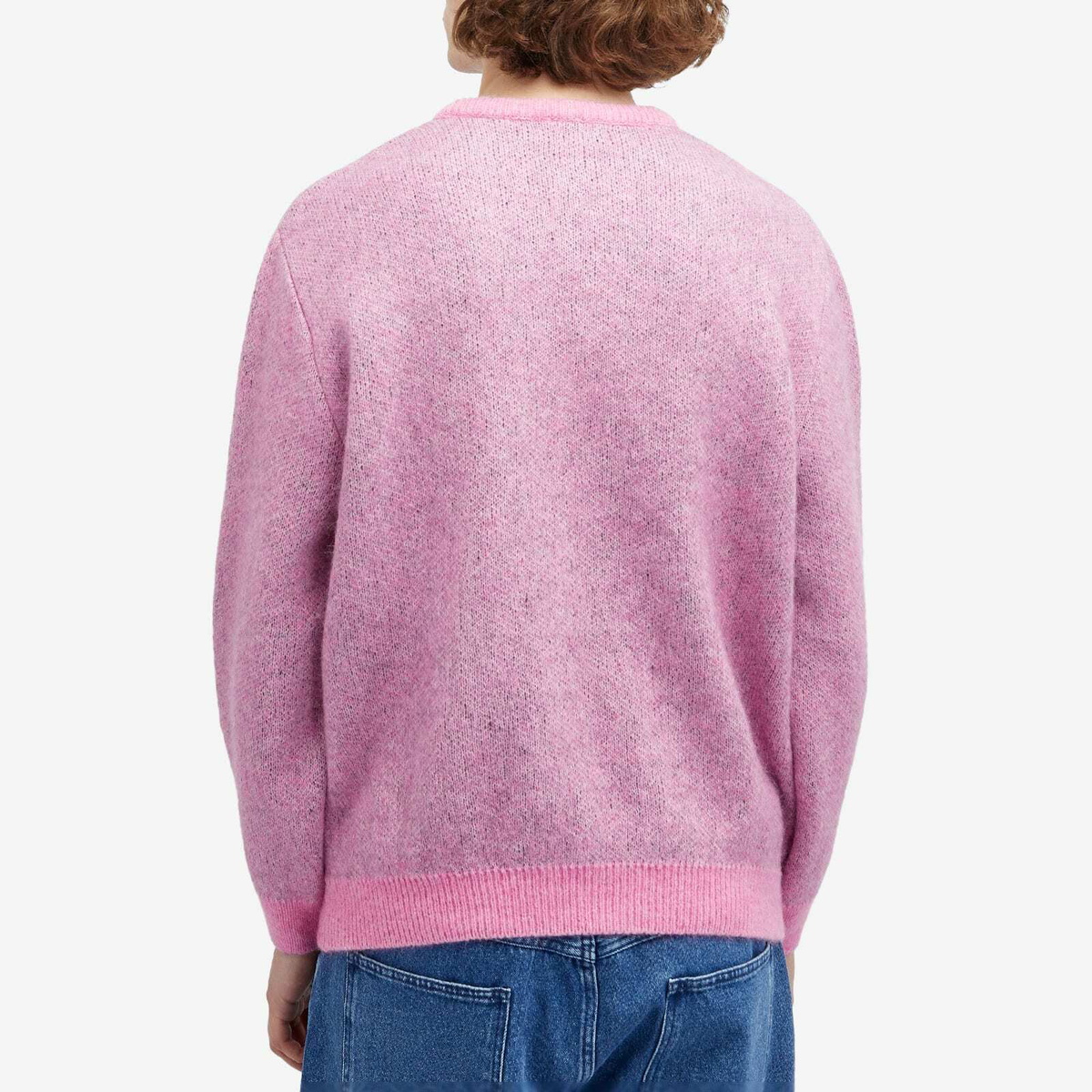 Carne Bollente Men's Mon Amour Toujours Crew Knit in Pink