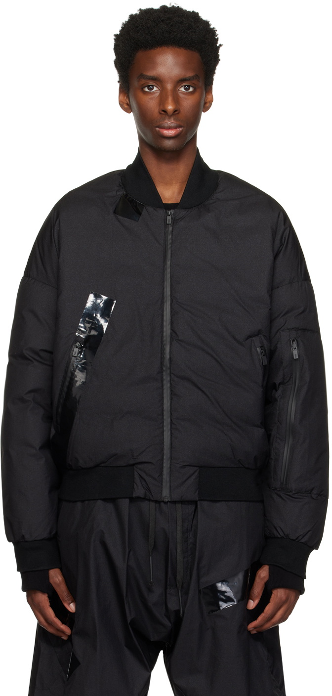 Templa Black Lite Down Bomber Jacket