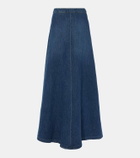 Nili Lotan Astrid denim maxi skirt