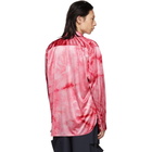 Comme des Garcons Homme Plus Pink Jersey Bright Uneven Dyed Shirt