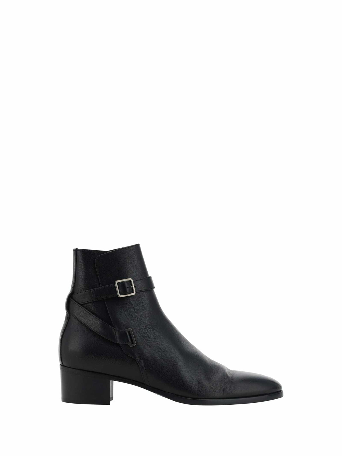 Saint Laurent - Wyatt leather ankle boots Saint Laurent