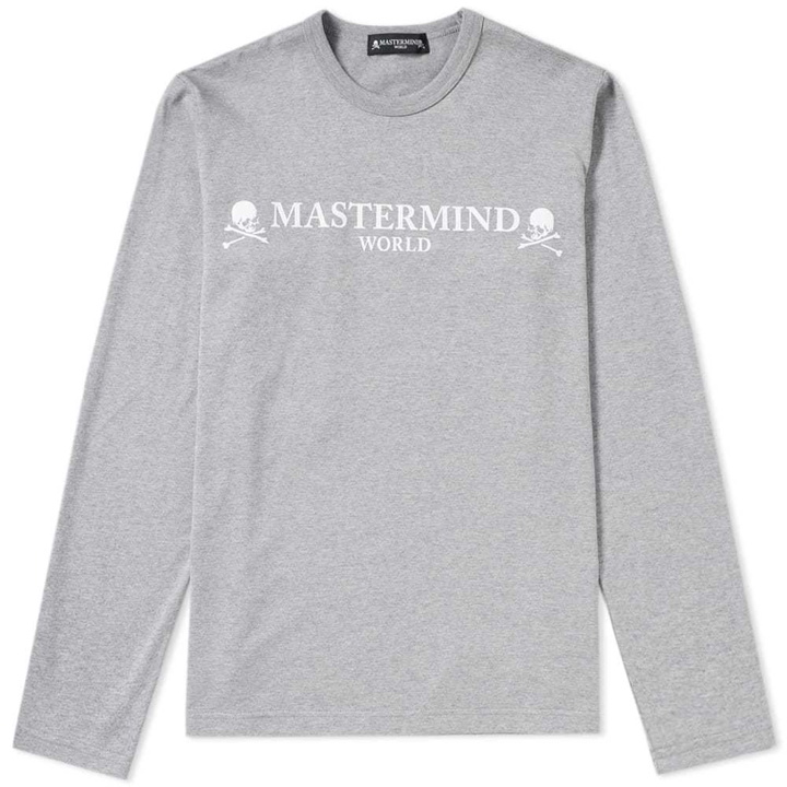 Photo: MASTERMIND WORLD Long Sleeve Logo Tee Grey