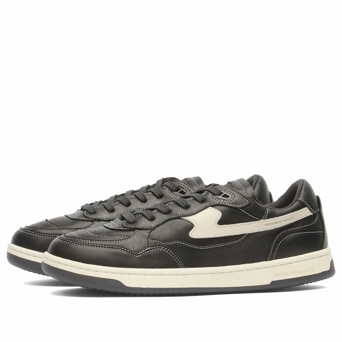 Stepney Workers Club Men's OMNI Pro-Cup S-Strike Leather in Black Cream