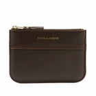 Comme des Garçons Wallet SA8100TS Triple Stitch Wallet in Brown 
