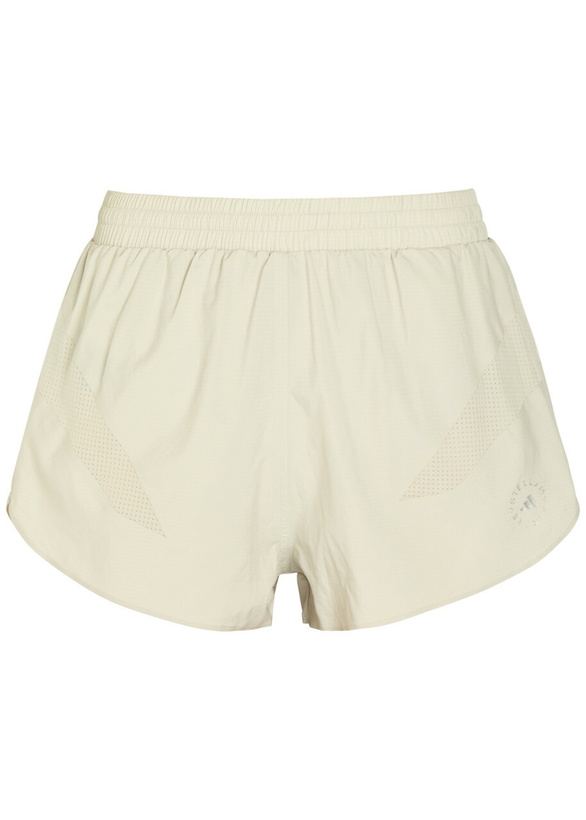 Photo: Adidas X Stella Mccartney Logo Shell Running Shorts Beige