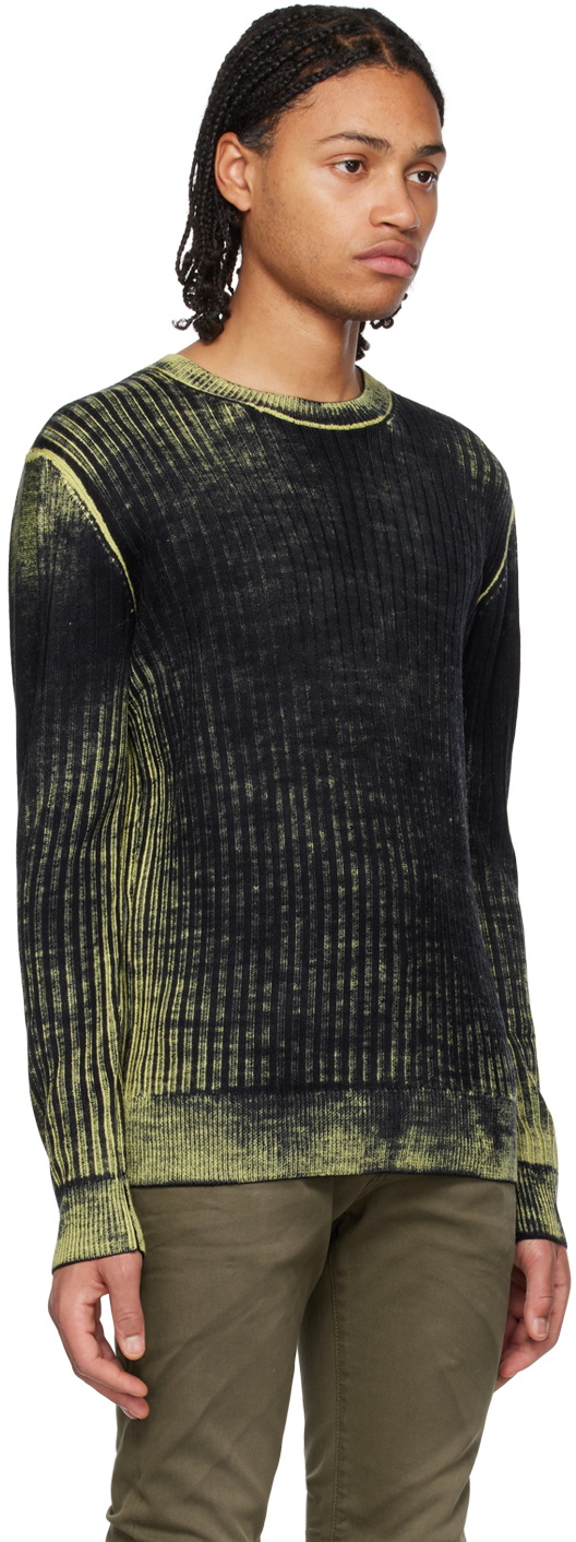 Diesel Black & Green K-Andelero Sweater Diesel Diesel Black & Green K-Andelero Sweater Diesel