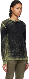 Diesel Black & Green K-Andelero Sweater