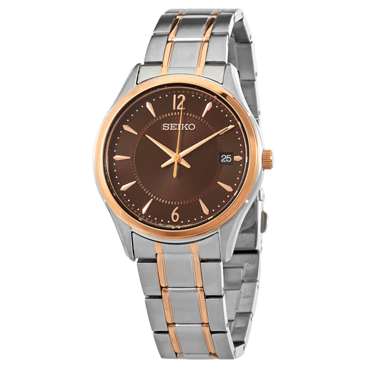 Seiko Sapphire Quartz Brown Dial Mens Watch SUR470P1 Seiko