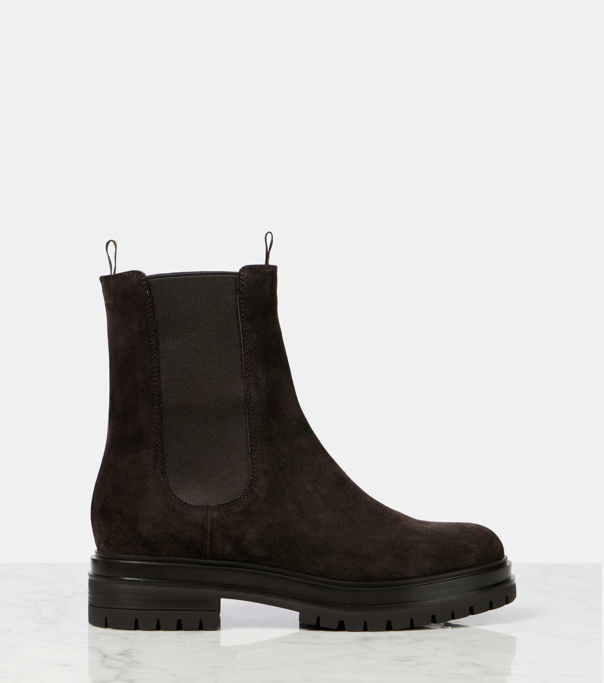 Gianvito Rossi Chester suede Chelsea boots