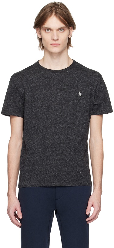 Photo: Polo Ralph Lauren Gray Embroidered T-Shirt