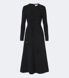 Carolina Herrera Embellished midi dress