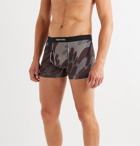 TOM FORD - Camouflage-Print Stretch-Cotton Jersey Boxer Briefs - Brown