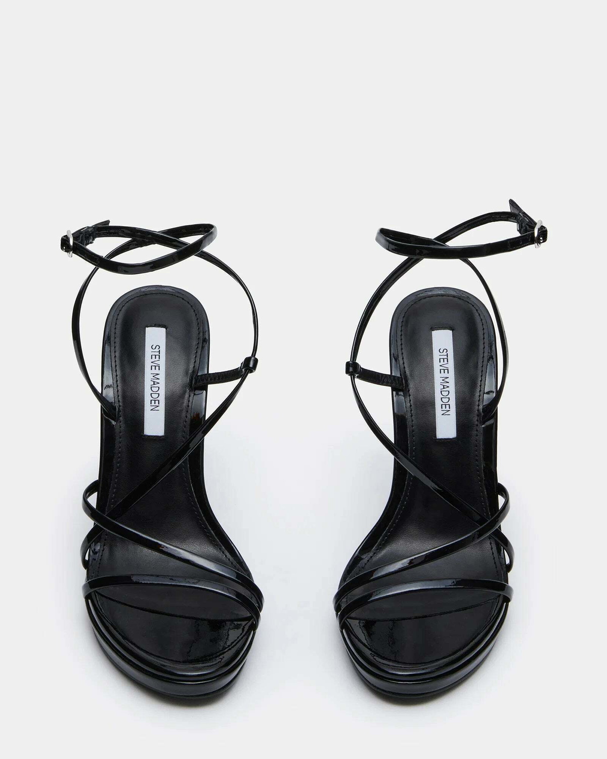 Steve Madden Wess Heels in Black Patent