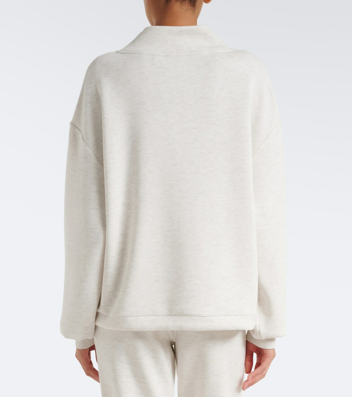 Varley Betsy draped jersey sweatshirt