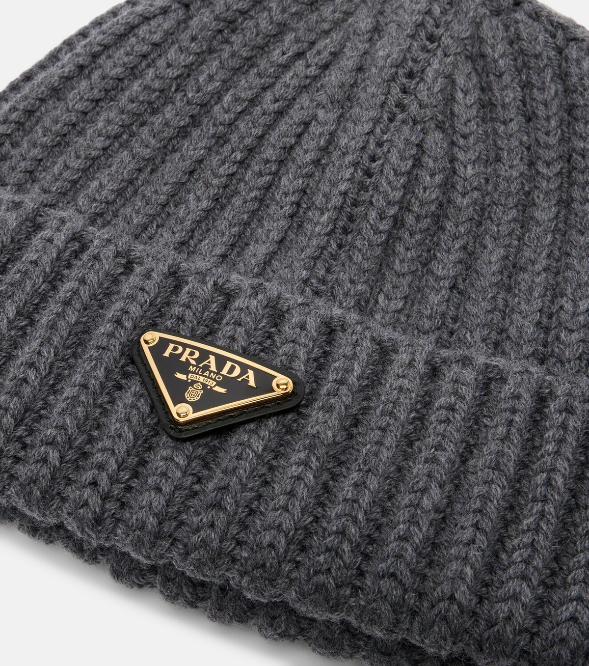 Prada Ribbed-knit wool and cashmere beanie