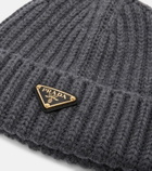 Prada Ribbed-knit wool and cashmere beanie