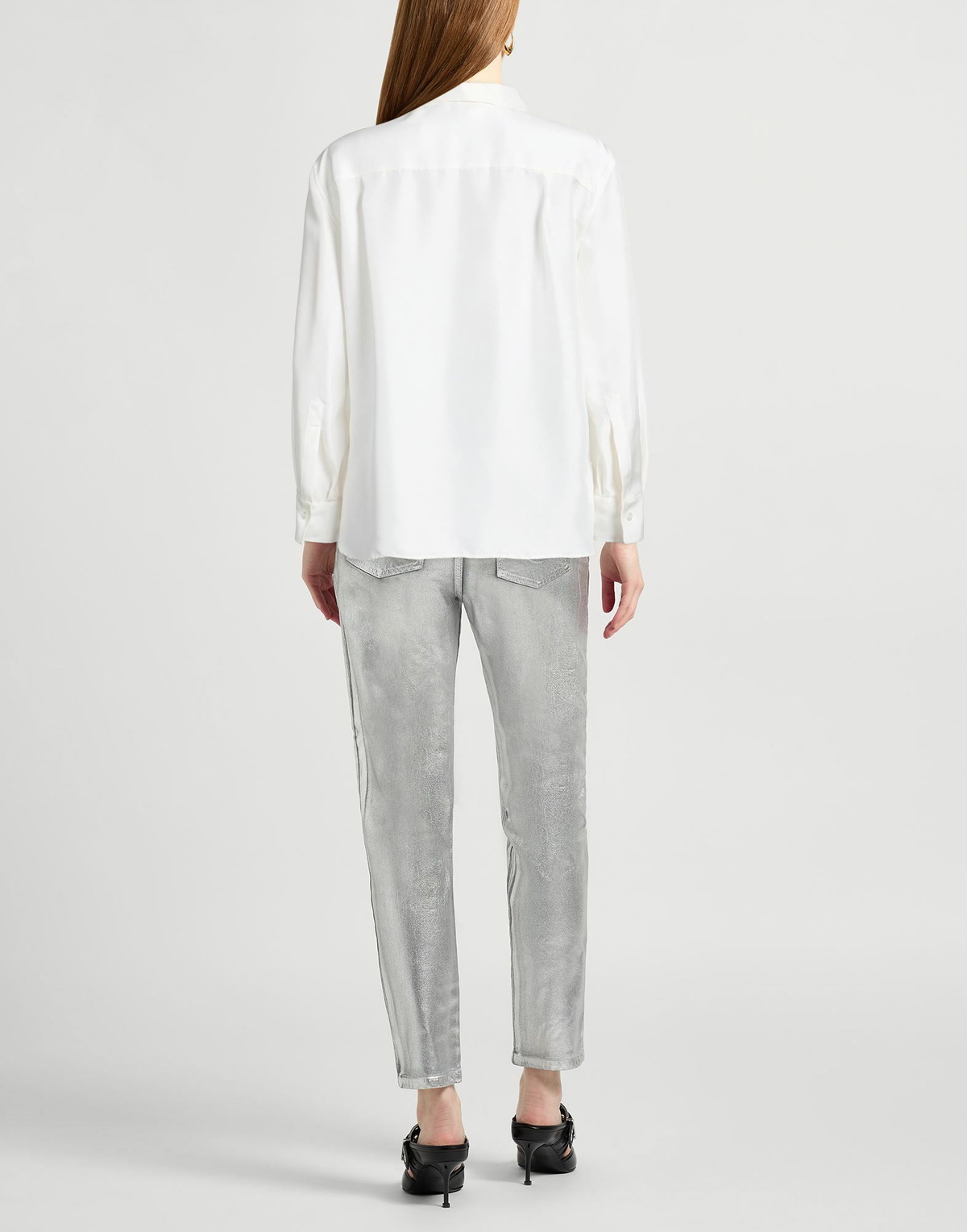 Mcqueen Womens Shirt in Off white