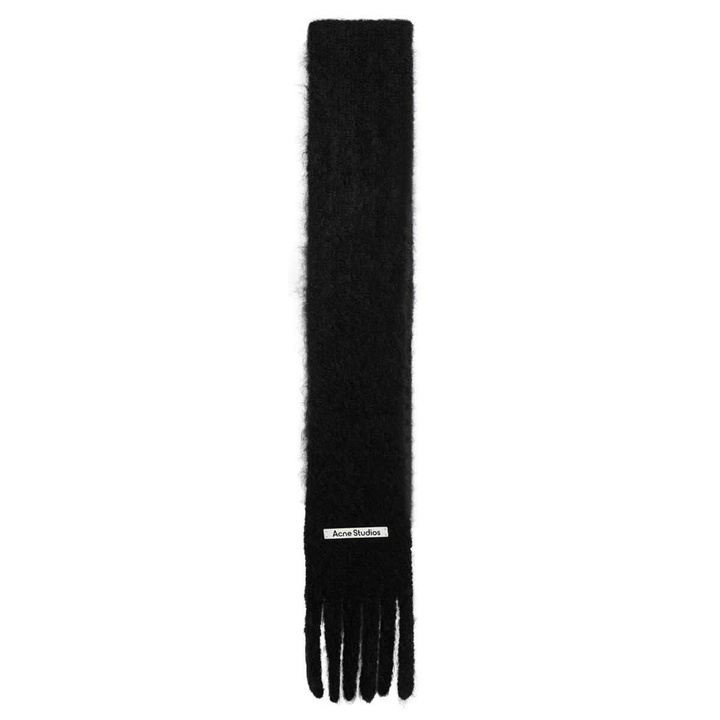 Photo: Acne Studios Kinna Skinny Scarf in Black 