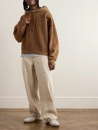 Acne Studios - Fester H Cotton-Jersey Hoodie - Brown