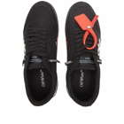 Off-White Men's Low Vulcanized Canvas Sneakers in Black
