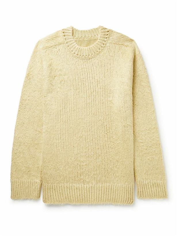 Photo: Maison Margiela - Linen Sweater - Yellow