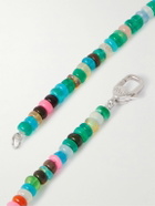 POLITE WORLDWIDE® - Sterling Silver Opal Beaded Necklace