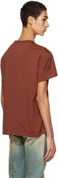 Maison Margiela Brown Embroidered T-Shirt