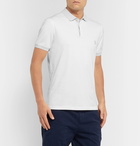 Brunello Cucinelli - Slim-Fit Contrast-Tipped Cotton-Jersey Polo Shirt - White