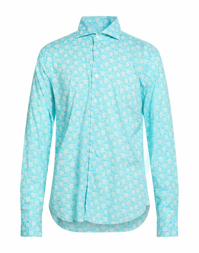 Photo: Fedeli Mens Shirt Turquoise