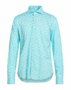 Fedeli Mens Shirt Turquoise