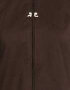 Courrèges Womens Sweatshirt in Dark brown