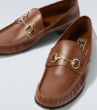Gucci Gucci Lugano Horsebit leather loafers