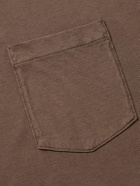 Officine Générale - Benny Pigment-Dyed Lyocell and Cotton-Blend Jersey T-Shirt - Brown
