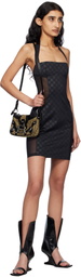 MISBHV Black Shape Up Minidress