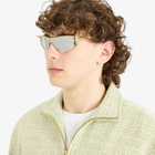 Loewe Eyewear Metal Sunglasses in Yellow 