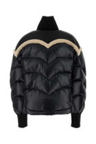 Khrisjoy Black Nylon Corazon Down Jacket