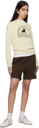 Sporty & Rich Off-White 'Polo Club' Knitted Sweater