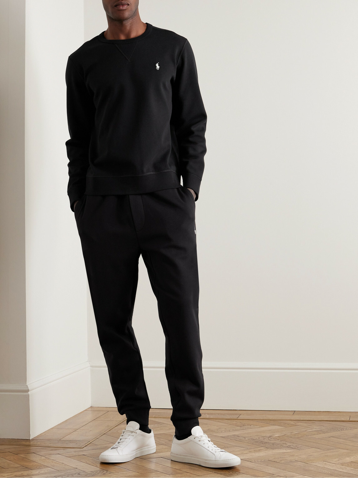 Polo Ralph Lauren - Logo-Embroidered Jersey Sweatshirt - Black