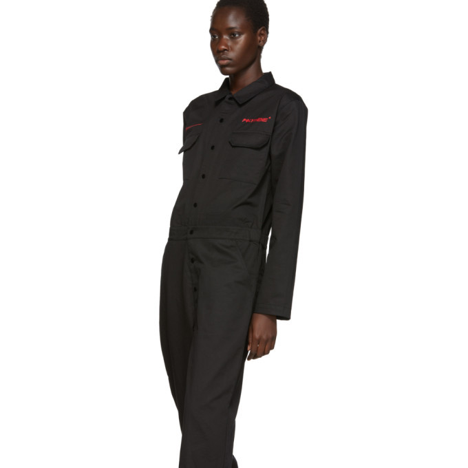 Polythene* Optics Black Boiler Jumpsuit