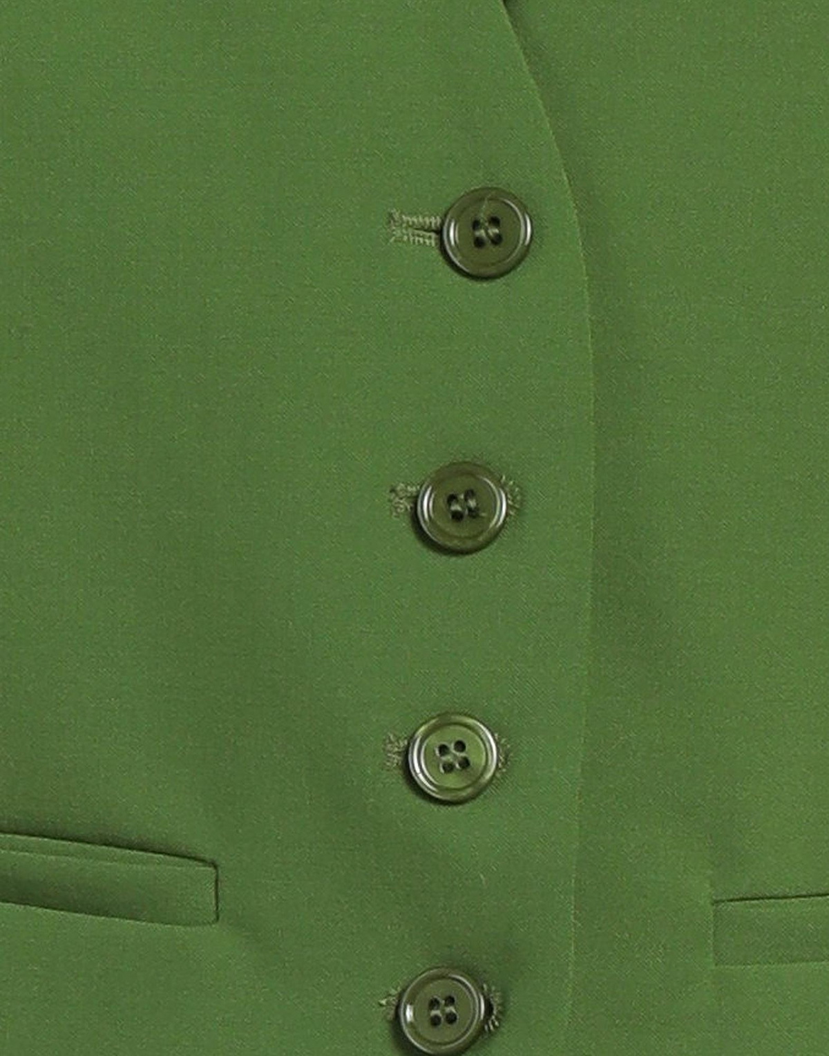 Jucca Womens Tailored Vest in Green