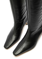 Staud Wally Leather Knee-high Boots Black