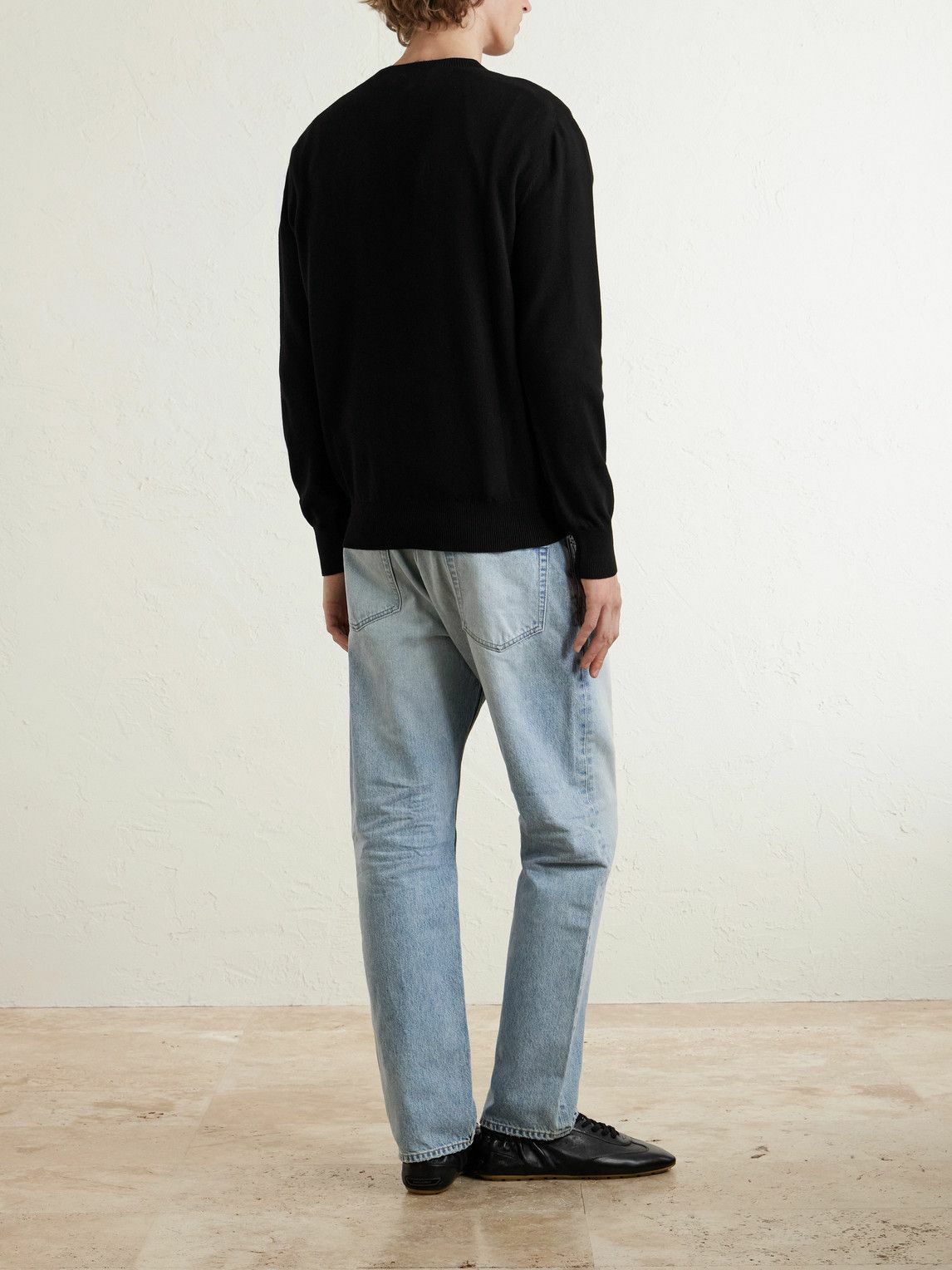 SAINT LAURENT - Cotton Sweater - Black